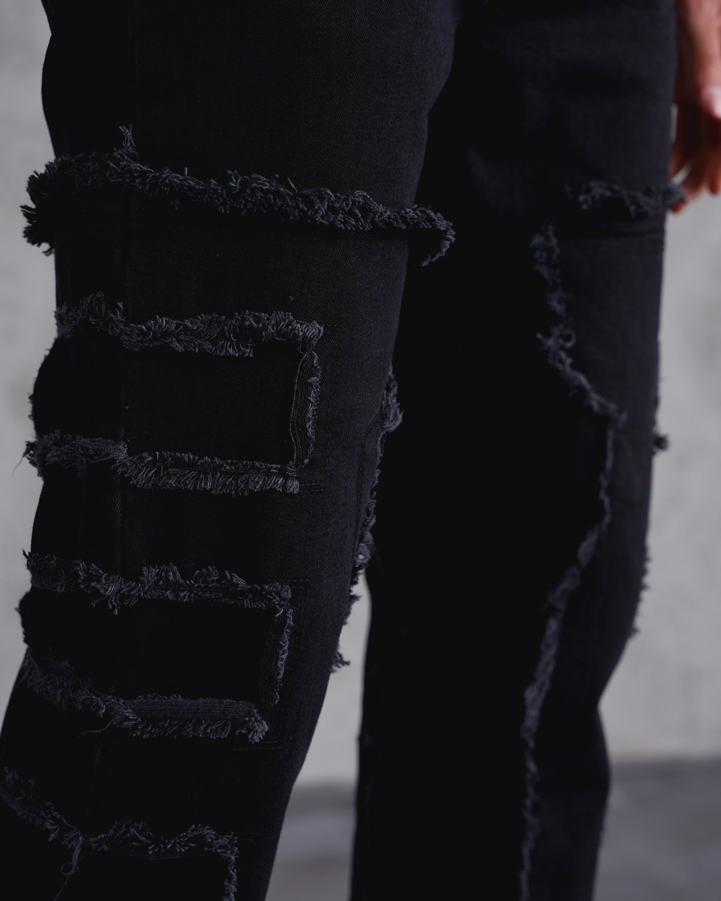JEANS FLARE - NOIR
