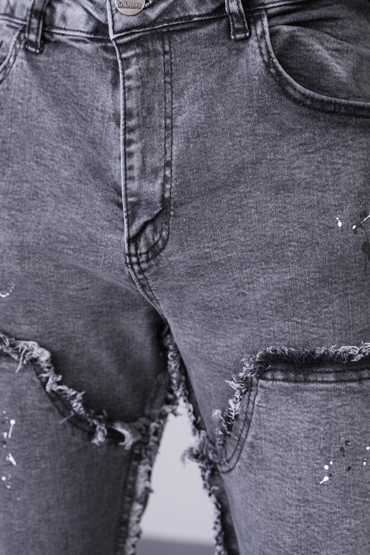 JEANS FLARE - GRIS