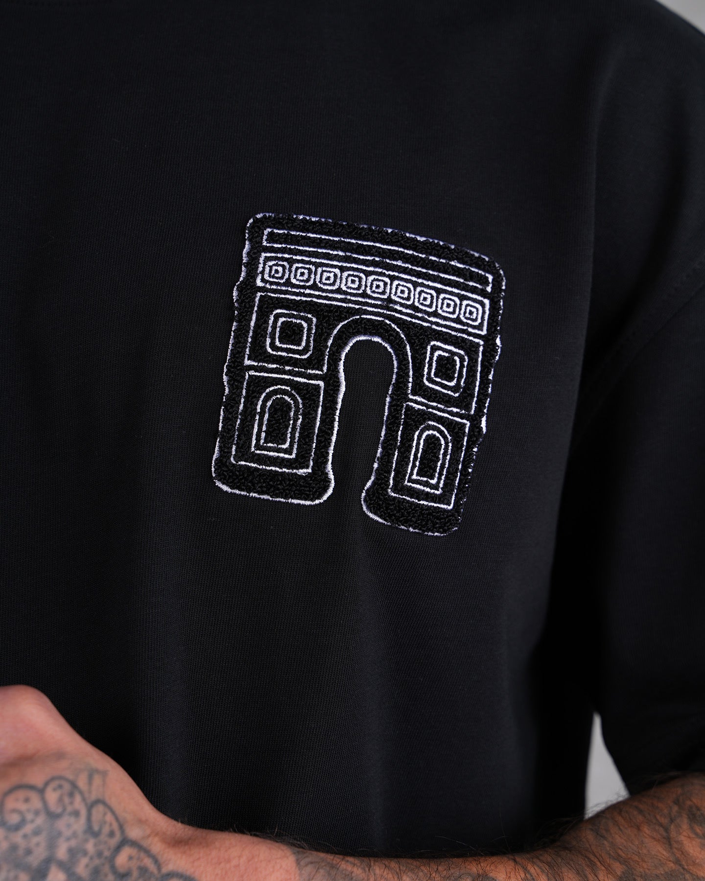 T-SHIRT JOCONDE - NOIR