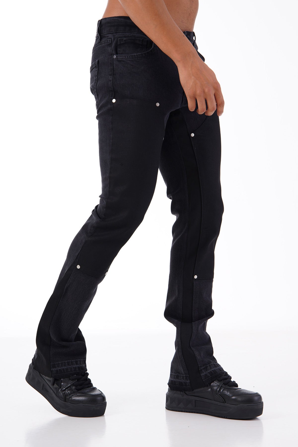 JEANS FLARE - BLACK
