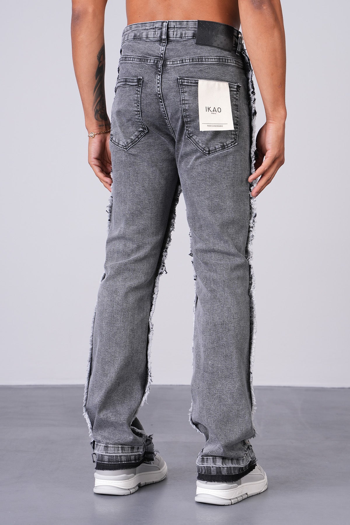 JEANS FLARE - GRIS