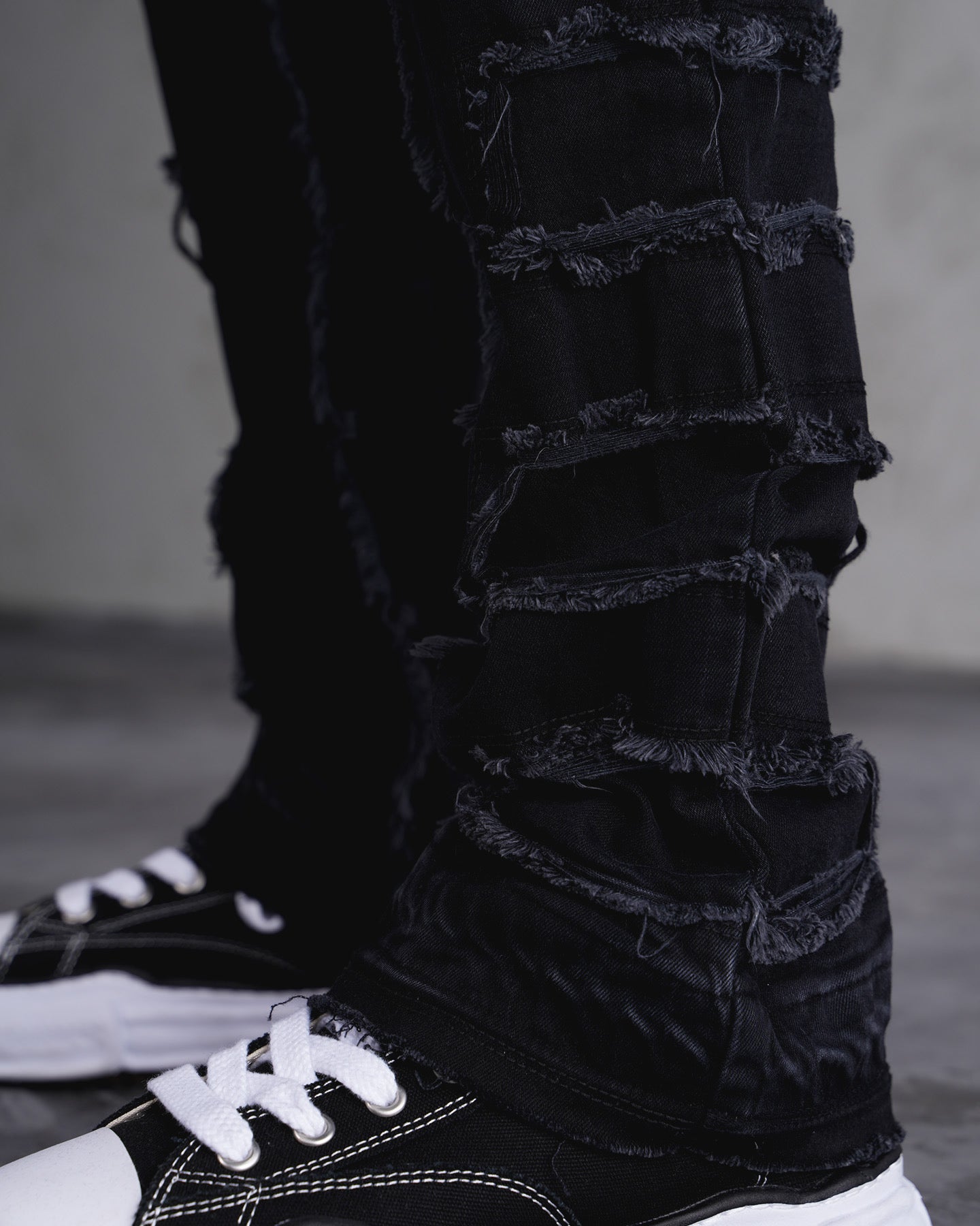 JEANS FLARE - NOIR