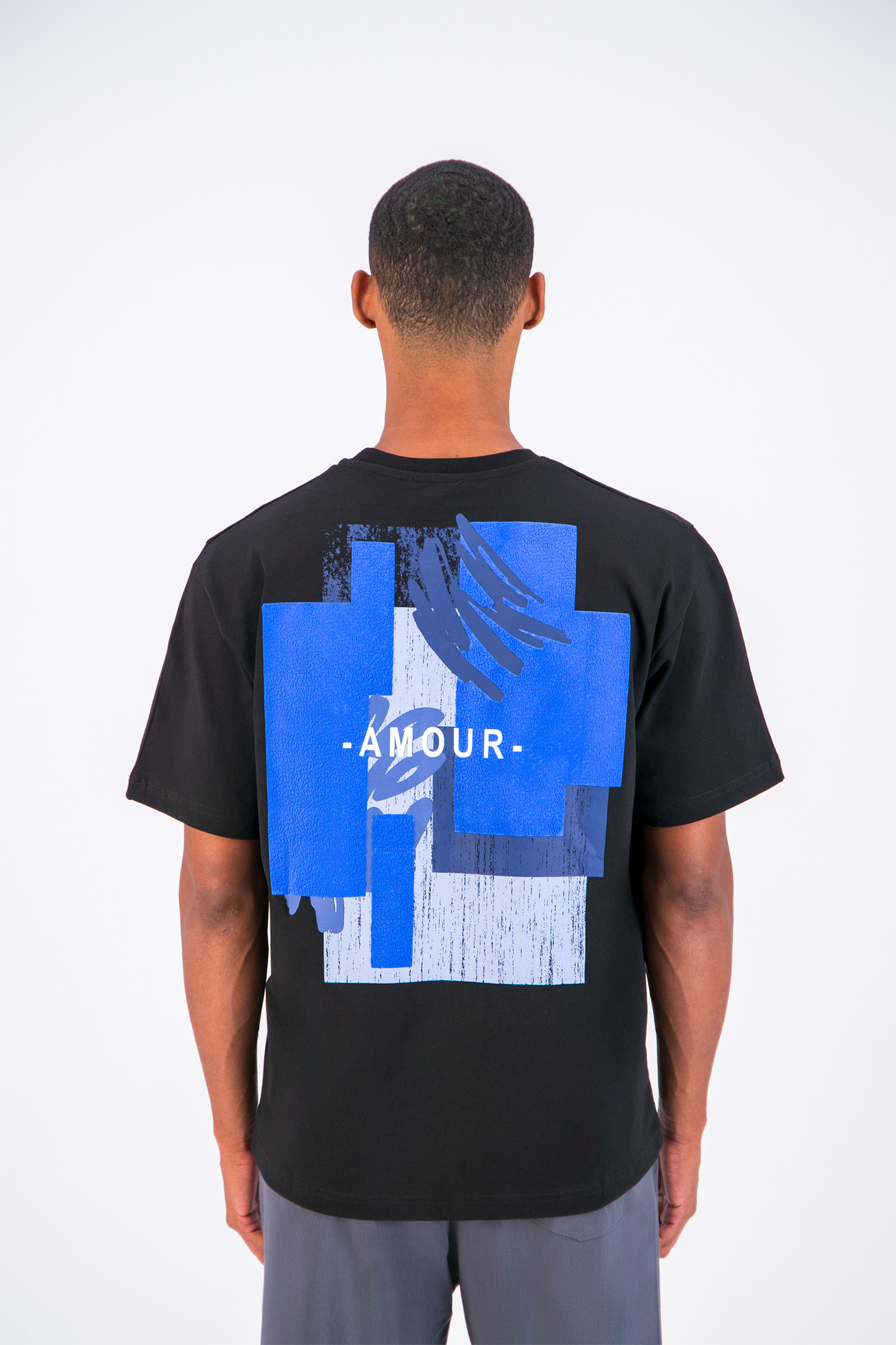 T-SHIRT AMOUR - NOIR