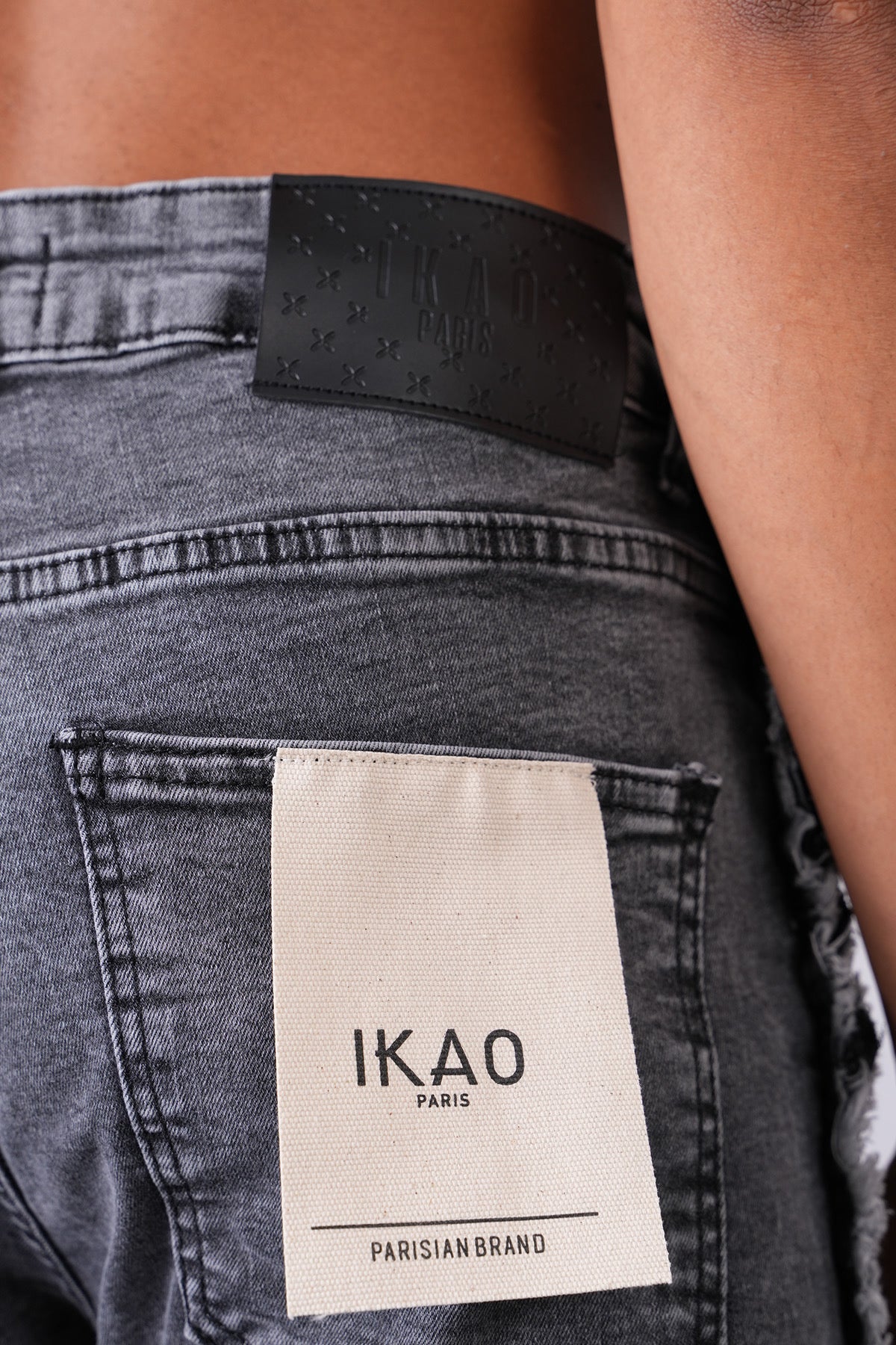 JEANS FLARE - GRIS