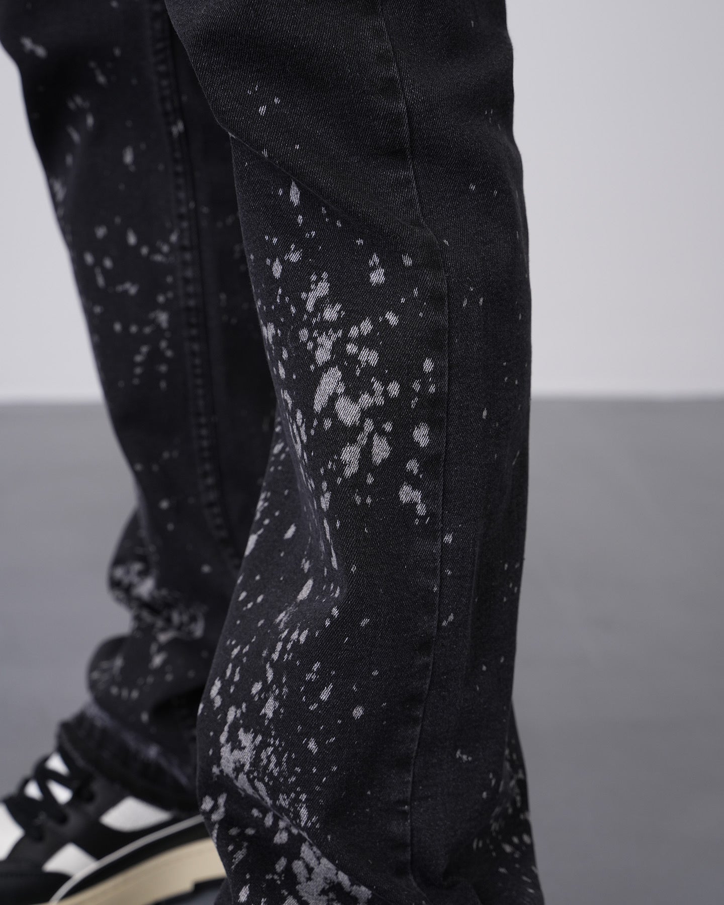 JEANS PAINT - NOIR - GRIS