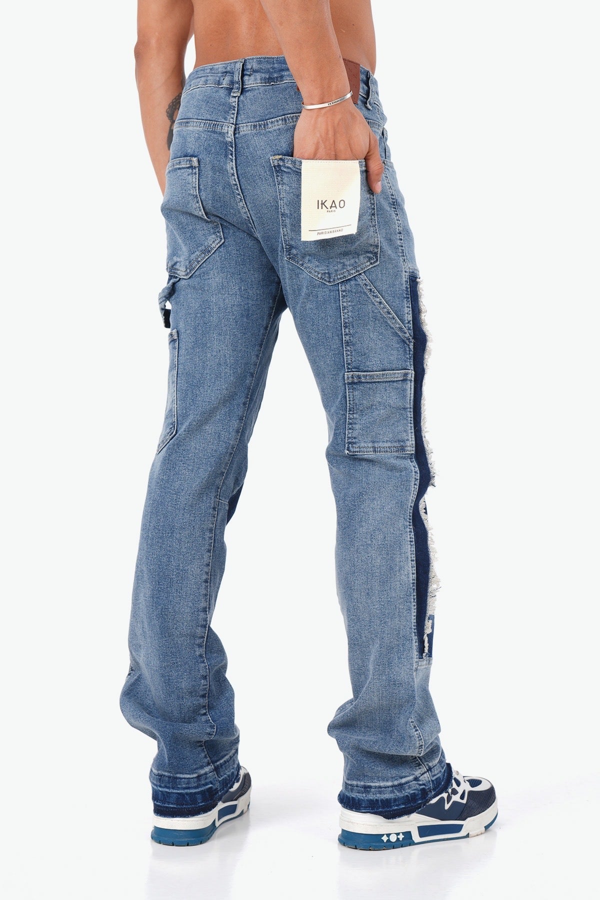 JEANS FLARE - BLEU
