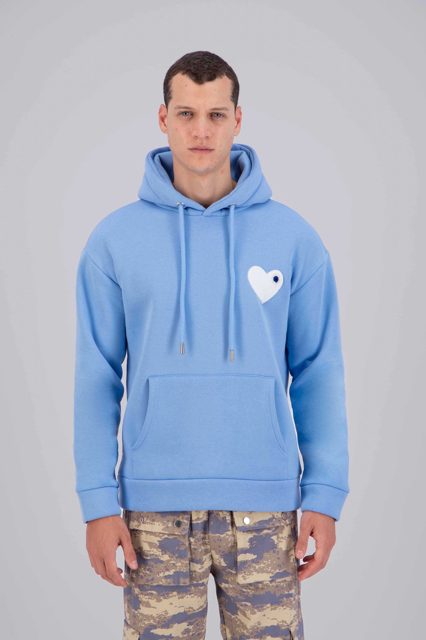 PULL BLEU - COEUR BLANC