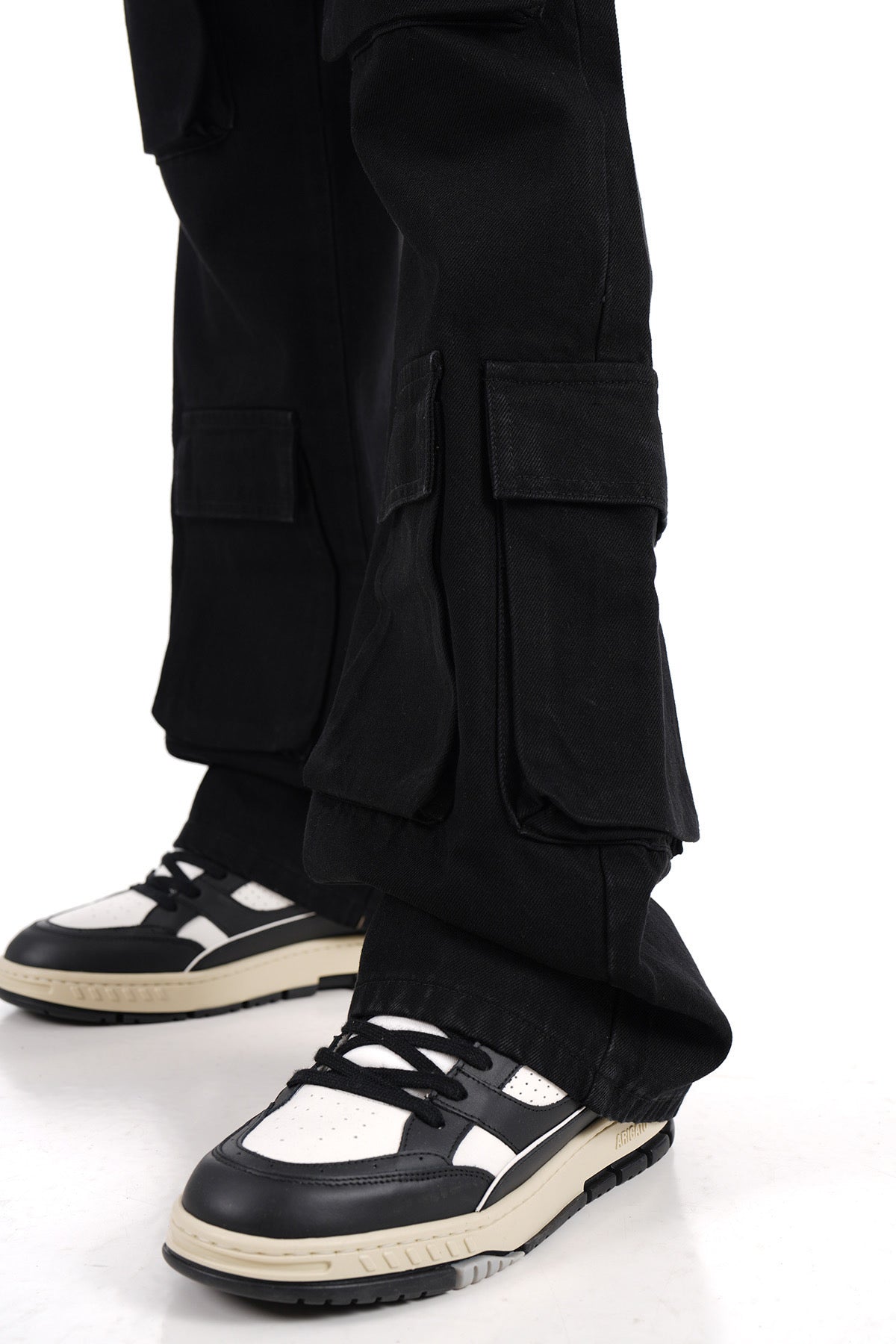 JEANS CARGO OVERSIZE - NOIR
