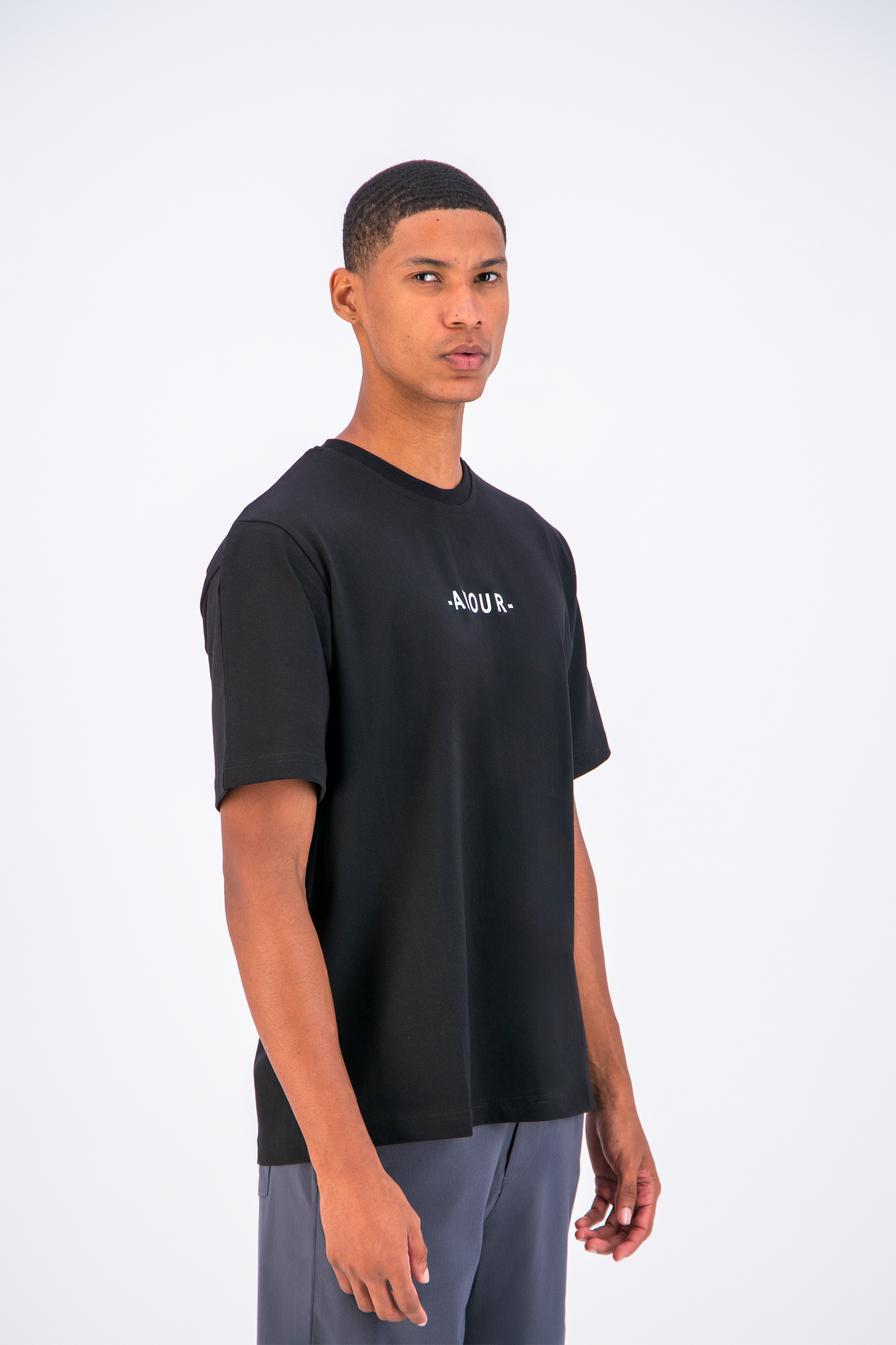 T-SHIRT AMOUR - NOIR