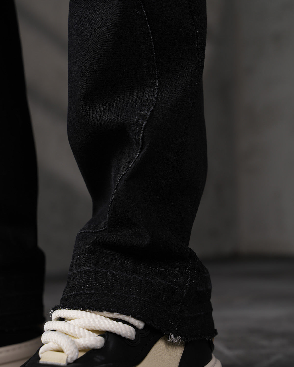 JEANS FLARE - NOIR