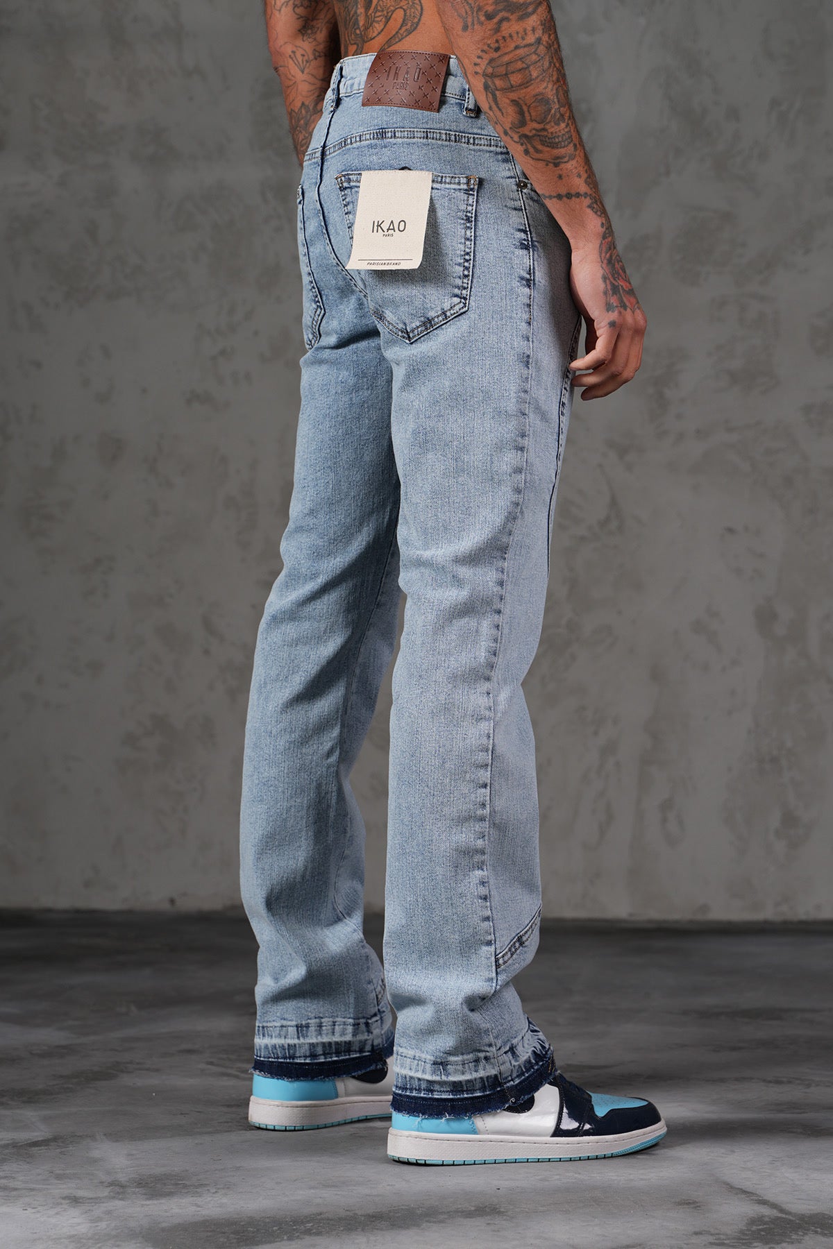 JEANS FLARE - BLEU