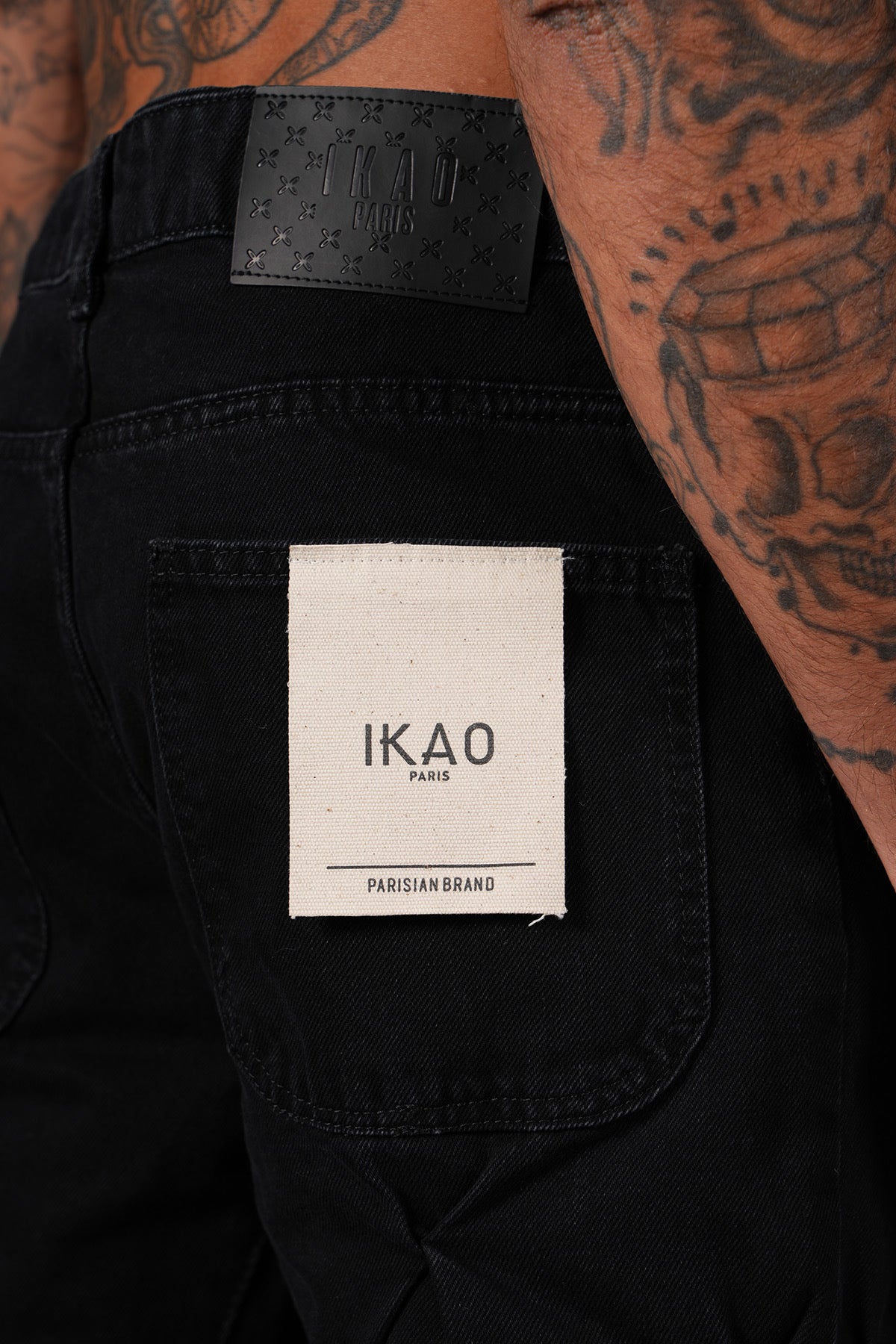 JEANS FLARE - NOIR
