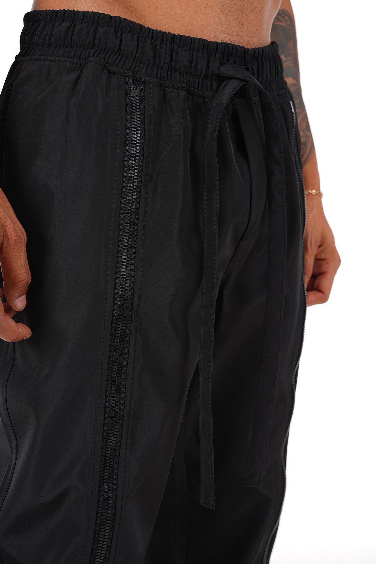 PANTALON D'EXTÉRIEUR ZIPPÉ - NOIR