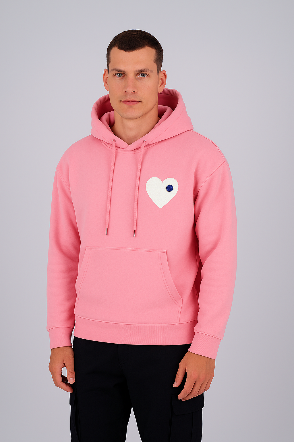 PULL CŒUR - ROSE