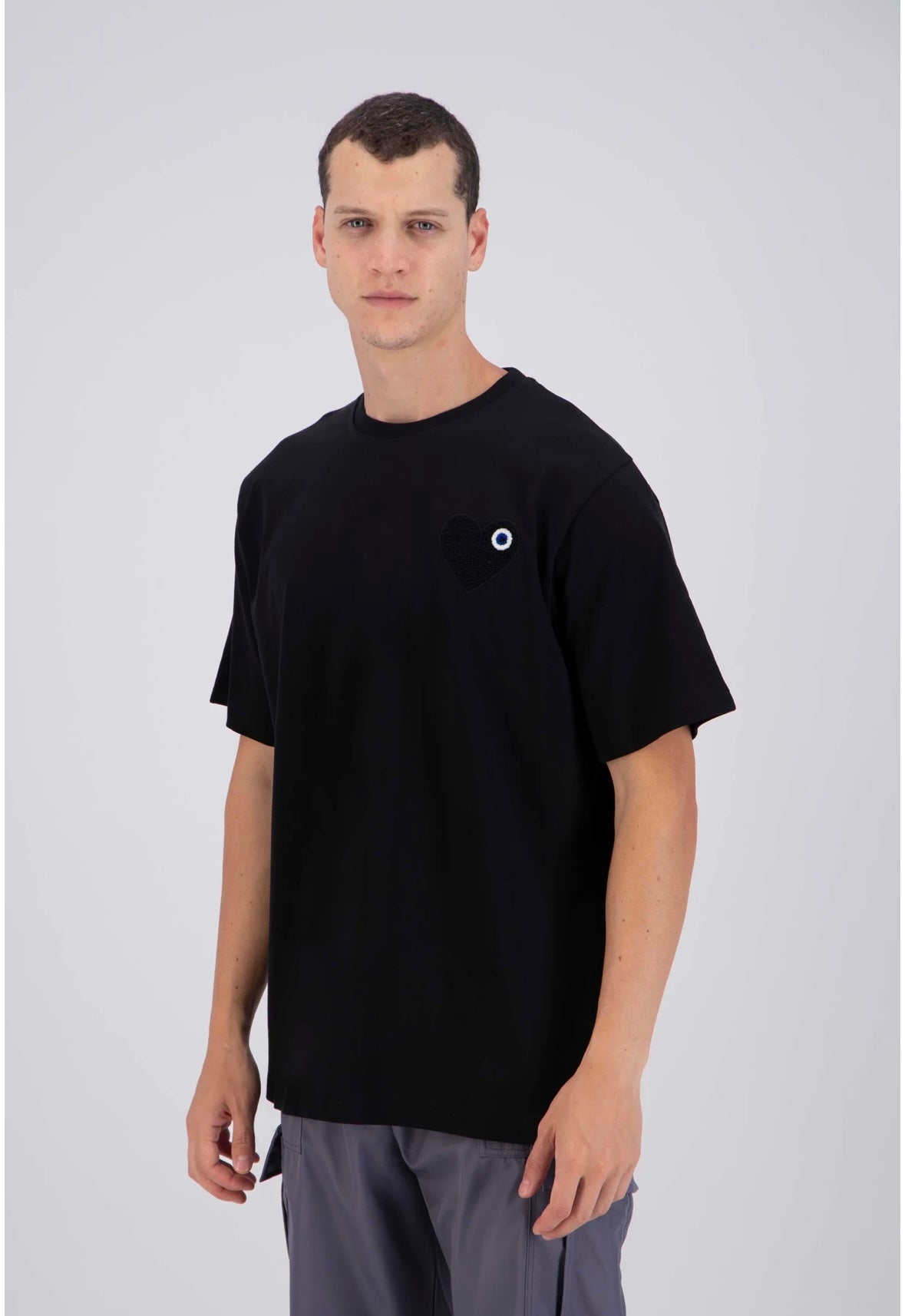 T-SHIRT NOIR - COEUR NOIR