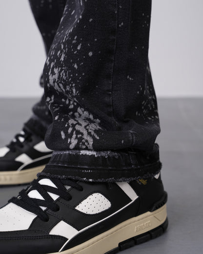 JEANS PAINT - NOIR - GRIS