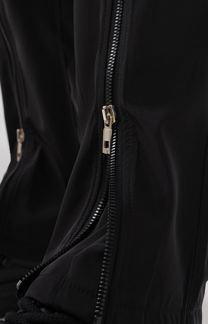 PANTALON D'EXTÉRIEUR ZIPPÉ - NOIR
