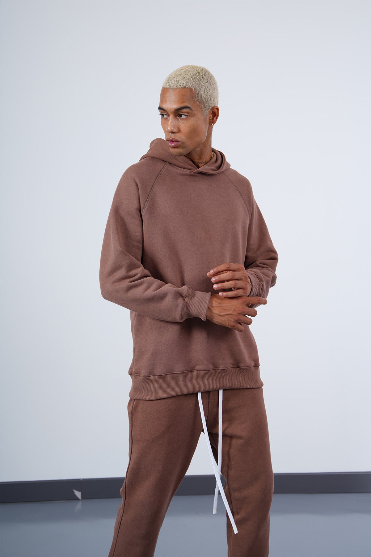 ENSEMBLE CAPUCHE - MARRON