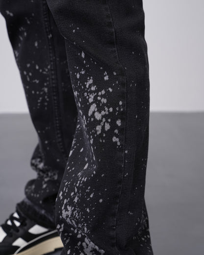 JEANS PAINT - NOIR - GRIS