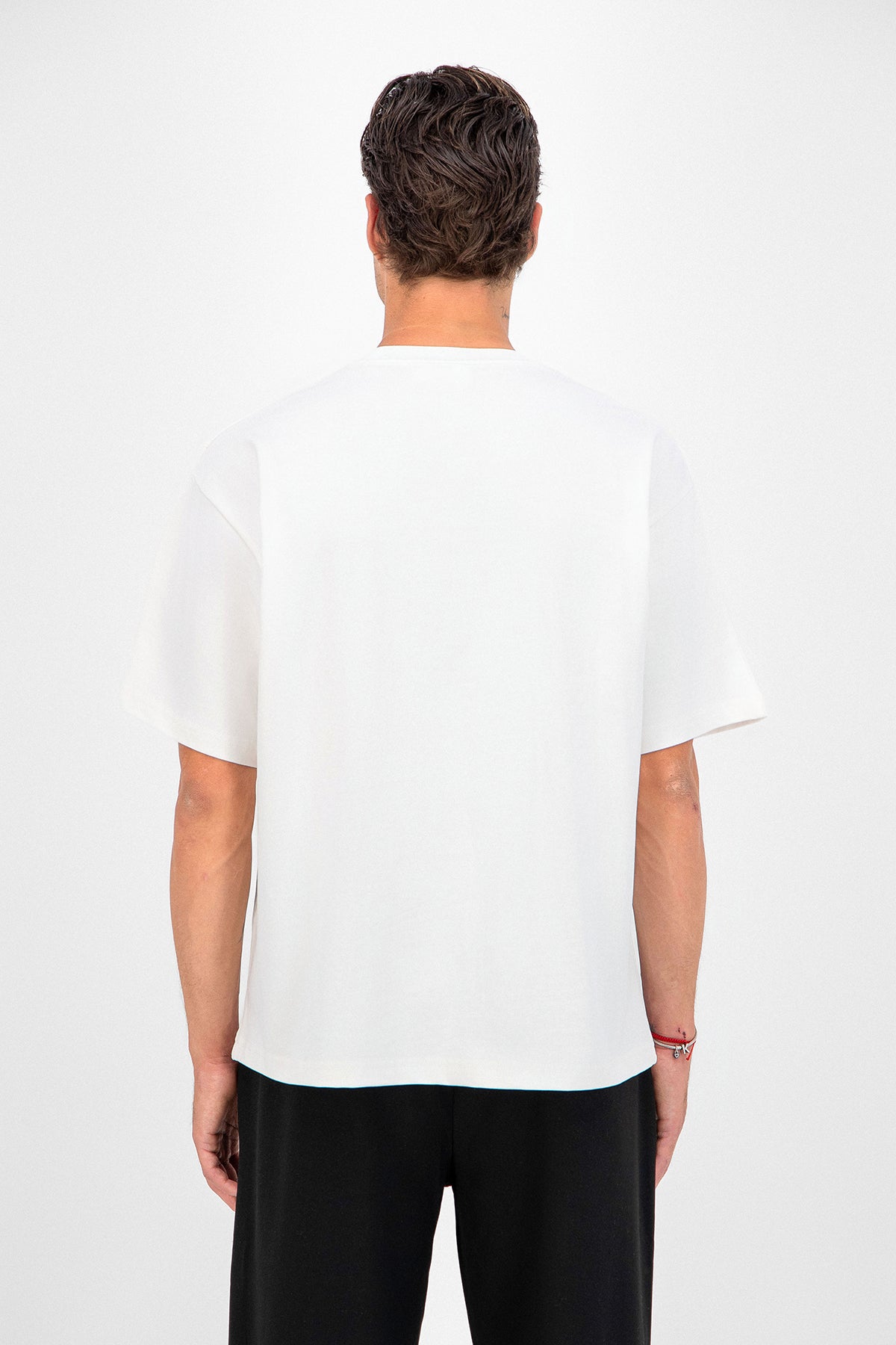T-SHIRT BLANC - CŒUR ROSE