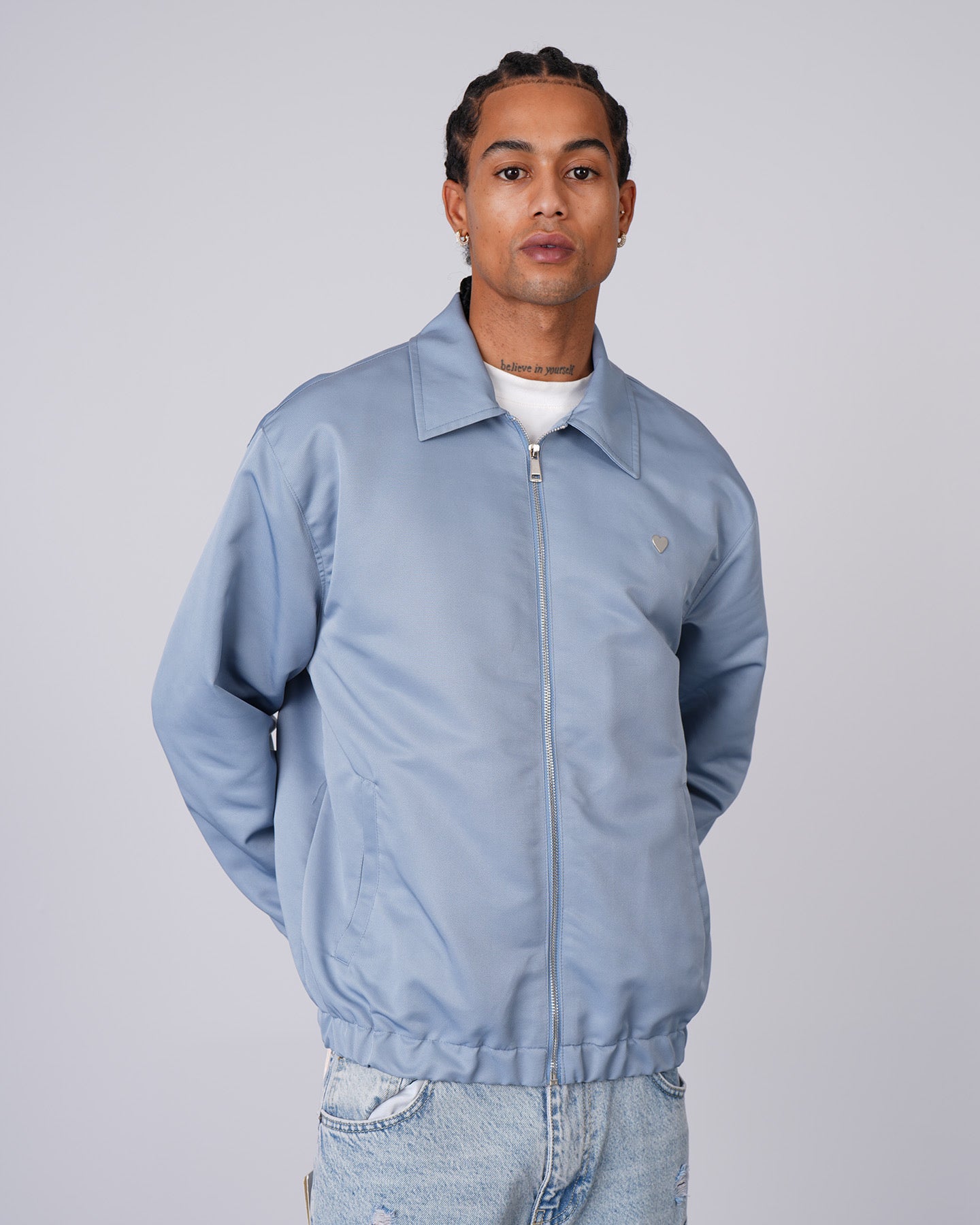 VESTE CŒUR - BLEU