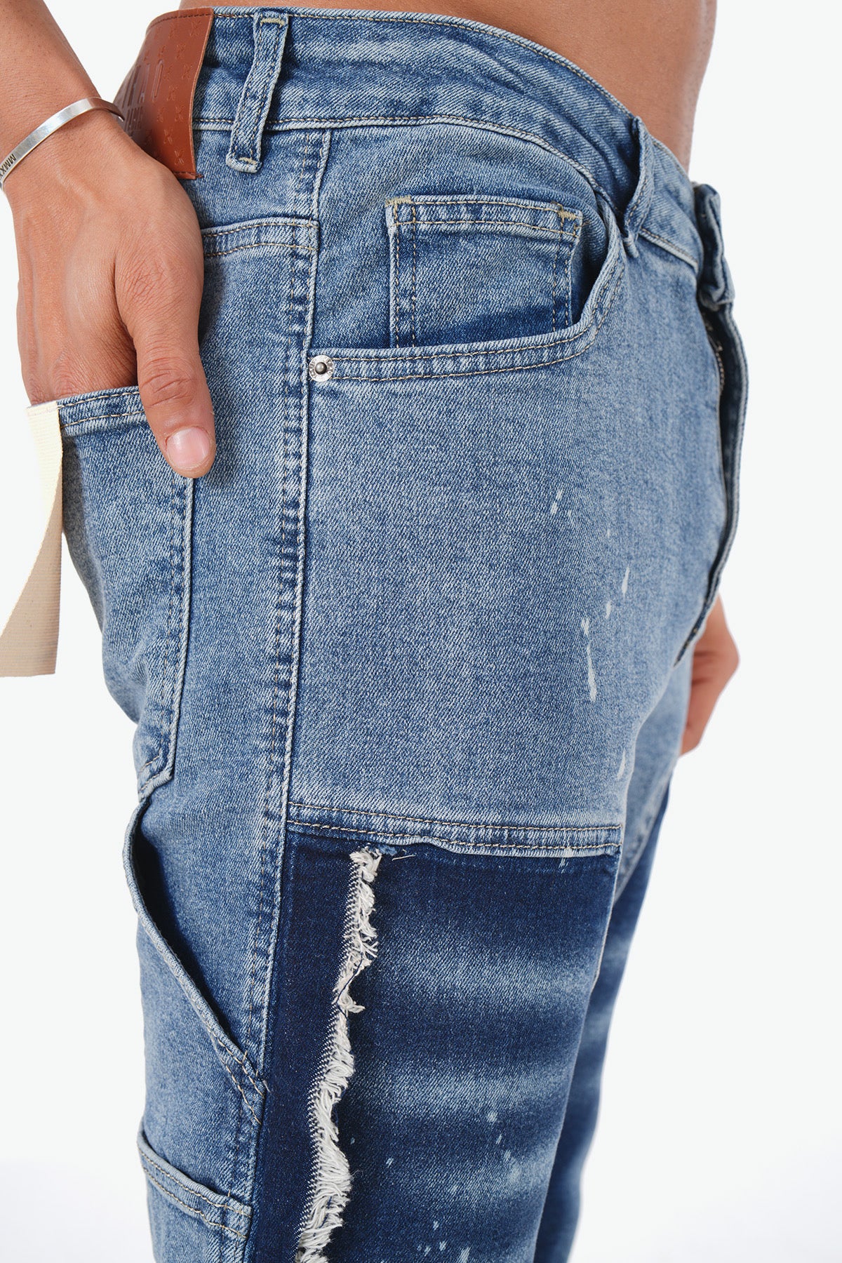 JEANS FLARE - BLEU
