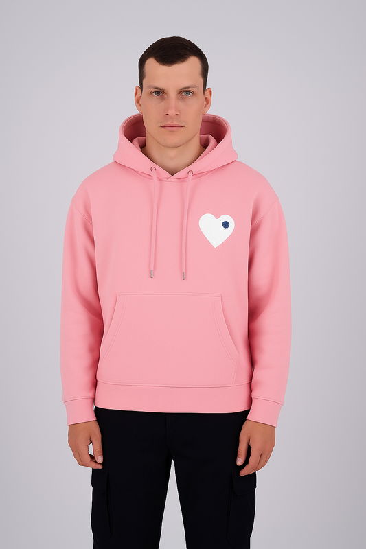PULL CŒUR - ROSE
