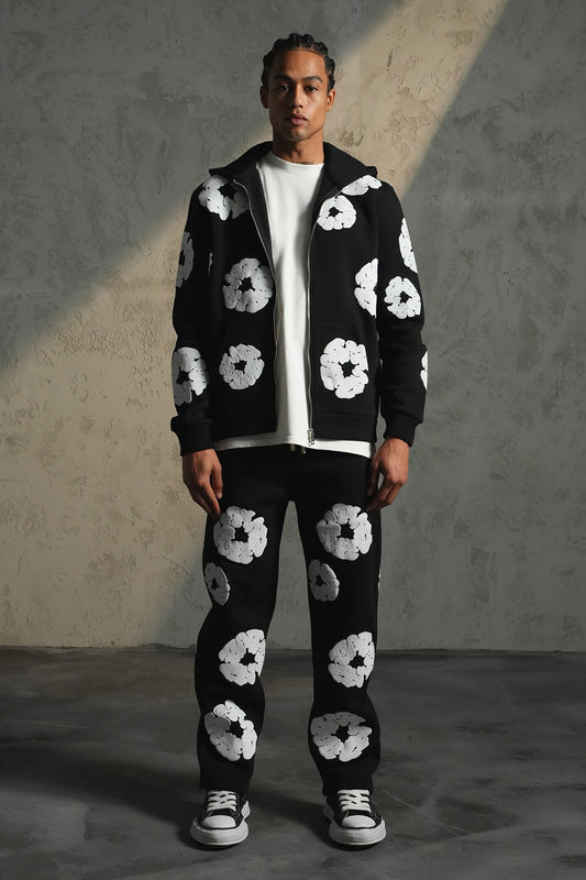 ENSEMBLES FLEUR - NOIR