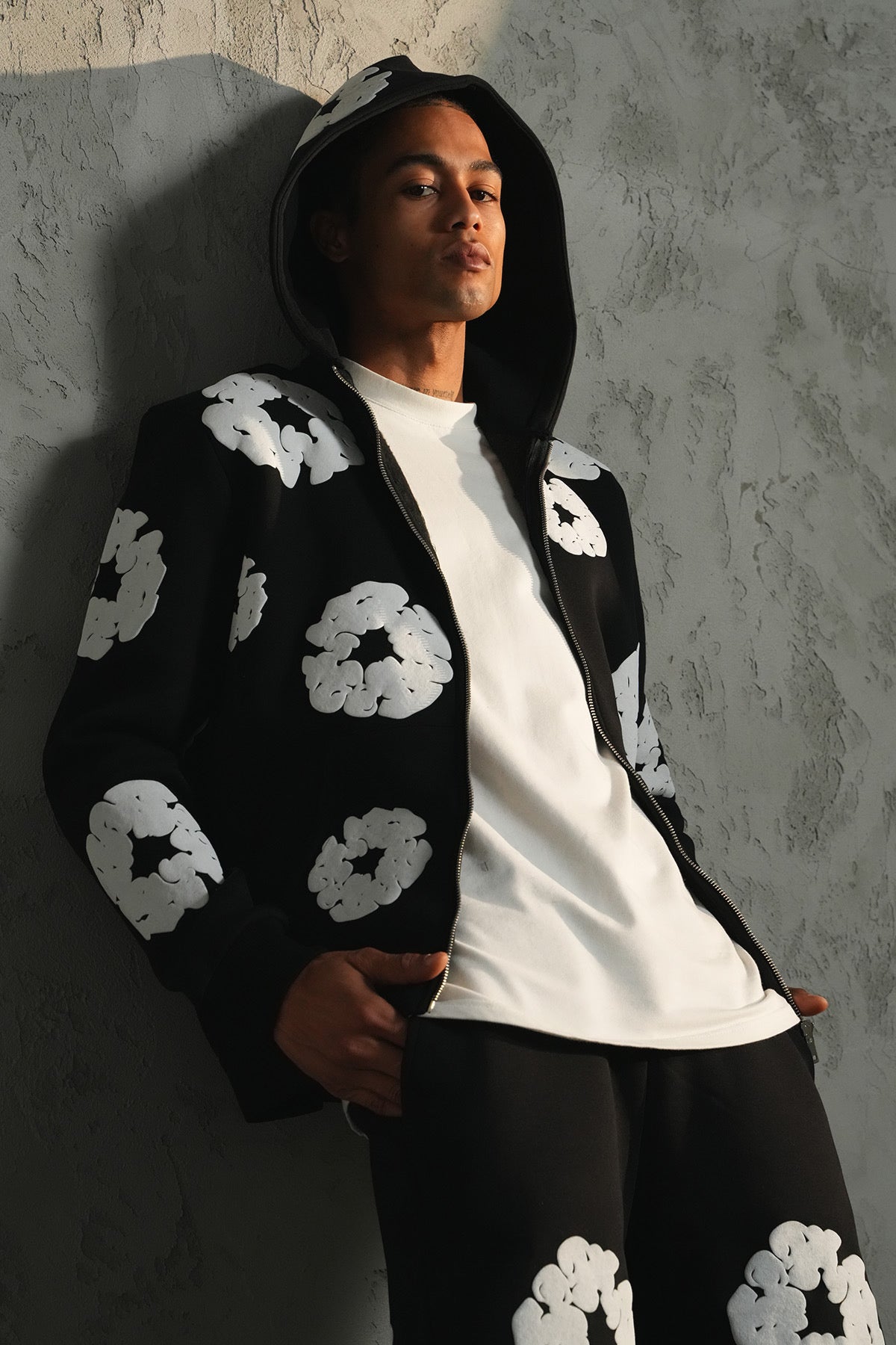 ENSEMBLES FLEUR - NOIR