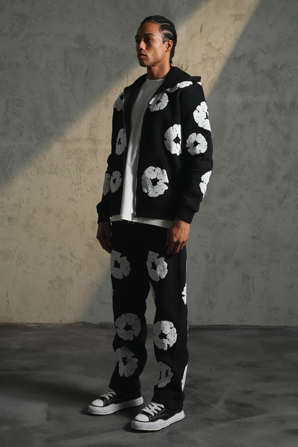 ENSEMBLES FLEUR - NOIR